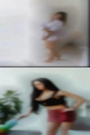 Older senior couples swinging